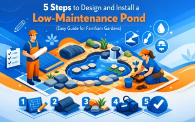 5 Steps to Design and Install a Low-Maintenance Pond (Easy Guide for Farnham Gardens)