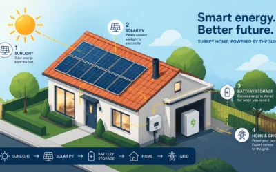 How to Integrate PV Solar Panels With Battery Storage for a Self-Sufficient Surrey Home